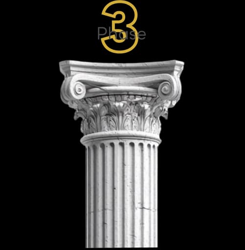 Phase Three Pillar Without Cloud